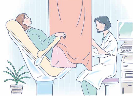 イラスト：　検査